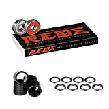 Bones Reds Bearings 8 pk w/Spacers & Washers Bundle