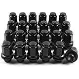 MIKKUPPA 24pcs M14X1.5 Black Lug Nuts - 1.80" (45mm) Height 7/8" Hex Replacement for Toyota Sequoia Landcruiser Tundra Lexus LX