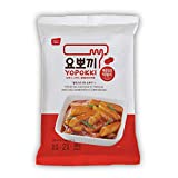 Yopokki Korean Instant Tteokbokki Rice Cake Spicy Sauce (1 Pack, Spicy & Sweet)