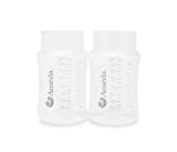Ameda MYA Breast Pump Replacement Bottles, 2 Count, Essential Bottle for Newborns, Caps Sold Separately
