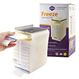 Milkies Freeze Organizer for Breast Milk Storage Bags, Simple Container Storing System for Freezing BreastMilk to Feed Baby, Reusable Breastfeeding Accessories, Use With All Milk Bags for Breastmilk