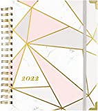 2022 Planner - Weekly & Monthly Planner with Tabs and Thick Paper, Back Pocket with 15 Notes Pages + Gift Box - 8" x 10"