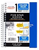 6 Pack Of Mead Five Star Personal Spiral Notebook, 7" x 4 3/8", 100 Sheets, College Rule, Assorted colors (MEA45484)