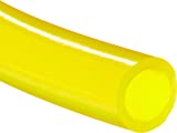 Tygon F-4040-A PVC Fuel And Lubricant Tubing, 1/8" ID, 1/4" OD, 1/16" Wall, 10' Length, Yellow