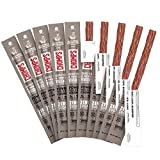 CHOMPS Grass Fed & Finished Venison Jerky Meat Snack Sticks, Keto, Paleo, Whole30 Approved, Low Carb, High Protein, Gluten Free, Sugar Free, 90 Calories 1.15 Oz Sticks, Salt Pepper 10 Pack