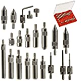 TRLEN Premium 22 pc Dial/Digital Indicator End Tip Point Set