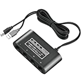 ClouDream Gamecube Adapter for Switch Gamecube Controller Adapter Wii U PC and Switch, Super Smash Bros Choice Adapter Game Cube Plug and Play