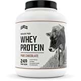 Levels Grass Fed 100% Whey Protein, No Hormones, Pure Chocolate, 5LB