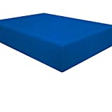 NTBAY Microfiber Twin Fitted Sheet, Wrinkle, Fade, Stain Resistant Deep Pocket Bed Sheet, Royal Blue