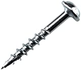 Kreg SML-C125-250 Zinc Pocket Screws, 1 1/4 Inch #8 Coarse Thread, Maxi-Loc Head, (250 Count)