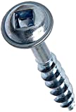 Kreg SML-C125-100 Zinc Pocket Screws, 1 1/4 Inch, 8 Coarse Thread, Maxi-Loc Head (100 Count)