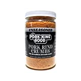 Pork King Good Unseasoned Pork Rind Breadcrumbs (Low Carb Keto Diet)! Perfect For Ketogenic, Paleo, Gluten-Free, Sugar Free and Bariatric Diets. Carb free!