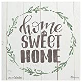 TF PUBLISHING - 2022 Home Sweet Home Farm House Wall Calendar - Home and Office Organizer - Large Monthly Grid for Planning - Bonus Months - 12"x12"