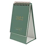 Toddmomy 2021-2022 Desktop Calendar Mini Desktop Standing Flip Monthly Calendar Coil Memo Pad Yearly Agenda Schedule Planner for School, Home, Office, Sep. 2021- Dec. 2022