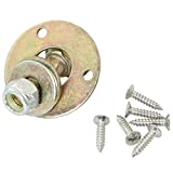 PSCCO 1 Set Rocking Chair Accessories Rocker Bearing Connecting Fittings Furniture Connecting Fitting Screw kit with 6 Screws
