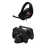 HyperX Cloud Stinger - Gaming Headset and HyperX Chargeplay Duo - Controller Charging Station for Playstation 4