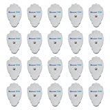 TENS Electrodes, Super Value 20 Replacement Electrode Pads for TENS Units, Snap TENS Unit Electrodes