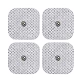 Acuzone 40(2'x2") Pads TENS Snap Electrodes - Premium Quality Snap On Pads