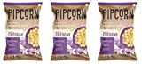 Pipcorn Heirloom Cheese Balls - White Cheddar (3 Pack of 4.5oz Bags) - Organic Cheese, No Artificial Anything, Non-GMO Heirloom Corn, No Preservatives, Gluten Free
