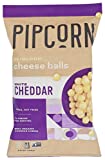 Pipcorn Heirloom Cheese Balls, White Cheddar, 4.5 Ounce