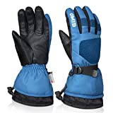 Ski Gloves Men, OMID Snow Gloves for Men 3M Thinsulate Snowmobile Gloves, Windproof Snowboard Gloves for Skiing