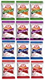 Betty Lou's Fruit Bars 4 Flavor Variety Pack (Apple, Blueberry, Strawberry and Cherry - Pack of 12)