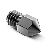 Tungsten Steel 3D Printer MK8 Extruder Nozzle, High Temperature Printing, Super Wear Resistant, 0.4mm/1.75mm