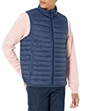 Amazon Essentials Men's Lightweight Water-Resistant Packable Puffer Vest, Navy, XX-Large