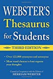 Webster's Federal Street Press Thesaurus for Students, 3rd Edition, Paperback, Grades 6 and Up, 352 Pages