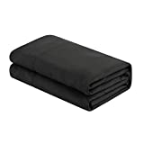 King Flat Sheet, Black Flat Sheet, Brushed Microfiber Top Sheet, Ultra Soft Smooth Flat Bed Sheets with 1 Piece Flat Sheets Only.