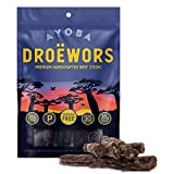 Ayoba Droewors Beef Sticks - Grass Fed, Keto and Paleo Certified Air-Dried Sausages - Whole 30 Approved, No Sugar, Gluten Free, No Nitrates - Healthy and Natural Snacks (2 Ounce)