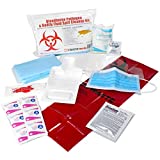 21 Piece Bodily Fluid Clean Up Pack/Bloodborne Pathogen Spill Kit - be OSHA Compliant and Protect from Dangerous Exposure to Blood and Other potentially infectious Materials