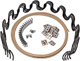 House2Home 23" Couch Spring Repair Kit to Fix Sofa Support for Sagging Cushions - Includes 4pk of Springs, Upholstery Spring Clips, Seat Spring Stay Wire, and Installation Instructions