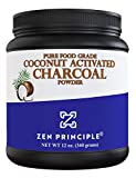 LARGE 12 Oz. Coconut Activated Charcoal Powder. Whitens Teeth, Rejuvenates Skin and Hair, Detox and helps Digestion. Treats Accidental Poisoning, Bug Bites and Wounds. USA-Owned Producers, FREE scoop