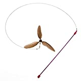 GoCat Da Purr-Peller Cat Toy, A Feather Propeller That Spins as it is Guided Through The Air, All Breed Sizes