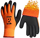 Waterproof Winter Work Gloves Superior Grip Thermal Warm for Outdoor Cold Weather Ice Snow Garden Car Multi-Purpose