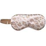 Kitsch Satin Sleep Mask, Softer Than Silk, Adjustable Eye Mask for Sleeping, Satin Blindfold (Leopard)