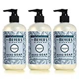 Mrs. Meyer's Clean Day Liquid Hand Soap, Cruelty Free and Biodegradable Hand Wash Formula Formula Made with Essential Oils, Limited Edition Snowdrop Scent, 12.5 oz Bottle - Pack of 3