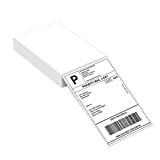 FungLam 4x6 Thermal Labels, Pack of 100 Fanfold Labels, Commercial Grade Shipping Labels for Direct Thermal Printer…