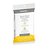 Medela Quick Clean Breast Pump and Accessory Wipes, Resealable Pack, Convenient Hygienic On The Go Cleaning for Tables, Countertops Chairs and More, 30 Count