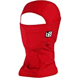 BLACKSTRAP Expedition Hood Balaclava Face Mask, Dual Layer Cold Weather Headwear for Men and Women for Extra Warmth (Crimson)