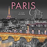 Graphique Paris Glitz Wall Calendar, 16-Month 2022 Wall Calendar with Historic French Landmark Photographs, 3 Languages & Major Holidays, 2022 Calendar, 12" x 12"