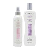 BioSilk for Dogs Combo Pack Whitening Shampoo with Dog Detangling Spray | 12 oz Dog Shampoo for White Dogs and 8 oz Dog Detangler and Shine Protecting Mist for All Dogs (Bundle10)