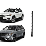 8 in Roof Radio Antenna Mast Compatible with Jeep Grand Cherokee,Cherokee, Fits Dodge Journey,Avenger,Durango,Dart 2011-2023 for 5091100-AA,5064688AB Durable Flexible Rubber Replacement Antenna