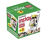 Fujifilm Instax Mini Instant Film, 10 SheetsÃ—5 Pack(Total 50 Shoots)