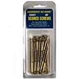 Squeeeeek No More No. 8 x 3 in. L Square Bugle Head Zinc Plated Steel Scored Screws 50 pk