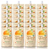 USDA Organic Yuza Citron Juice [ 24 Pouches ] Ready to Drink, ON-THE-GO Vegan Kids Juice, Yuzu Beverage Rich in Vitamin C, Korean Honey Citron Tea by [Yuza]