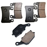 Caltric Front Rear Brake Pads Compatible With Honda Cbr600Rr Cbr-600Rr Cbr 600Rr 2003 2004 Front Rear Pads