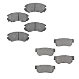 Front & Rear Premium Posi Ceramic Disc Brake Pad Kit for Kia Hyundai