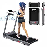 FYC Folding Treadmill for Home Electric Treadmill Exercise Running Machine Portable Compact Treadmill Foldable for Walking Home Gym Fitness Workout Jogging, Free Installation